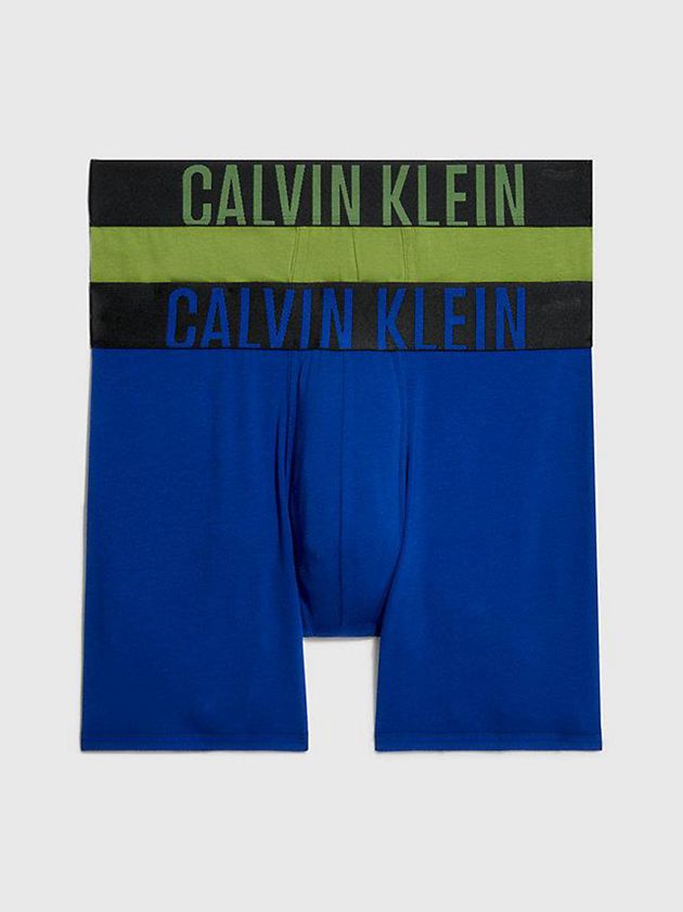 Calvin Klein USA 2 Pack Boxer - Intense Power Mens Briefs Blue 9804167-HE